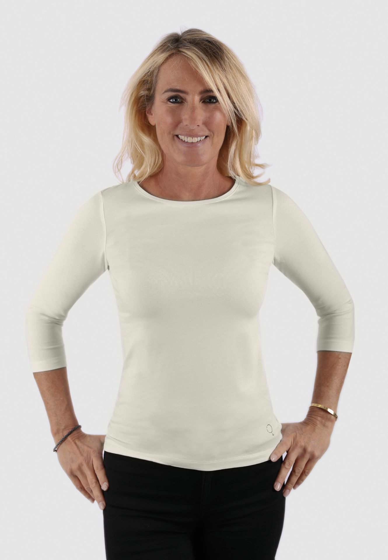 30200 VENUS | SHIRT BOAT-NECK 3/4 SLEEVE