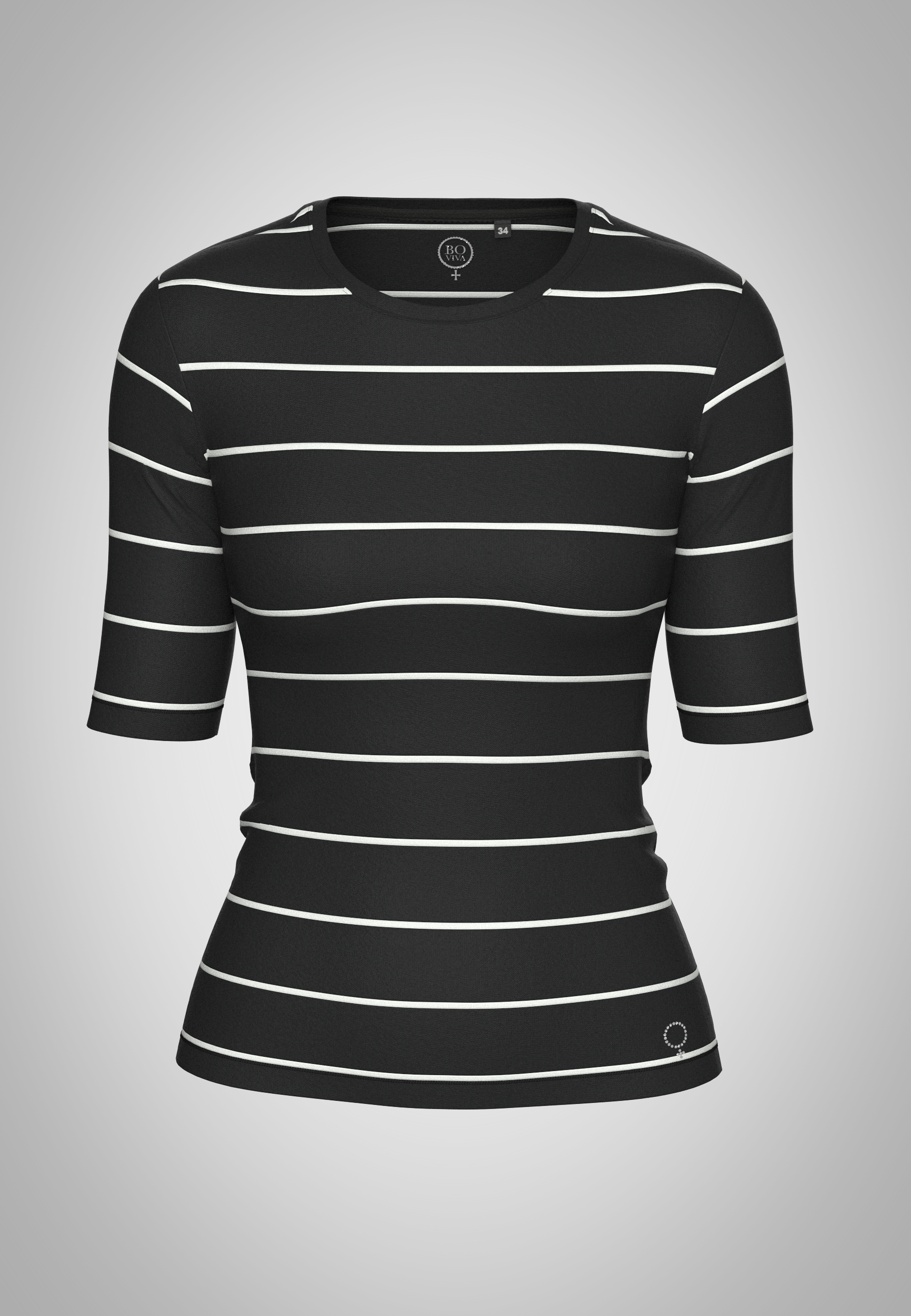 10102 VENUS | SHIRT ROUND-NECK ELBOW